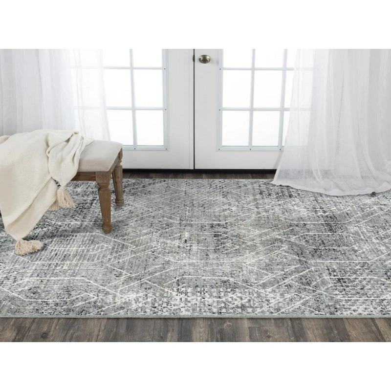 Rizzy Couture CUT111 Black Area Rug