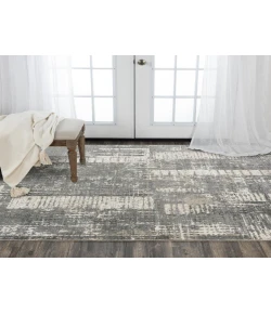 Rizzy Home Couture CUT113 Gray Area Rug 5 ft. X 8 ft. Rectangle