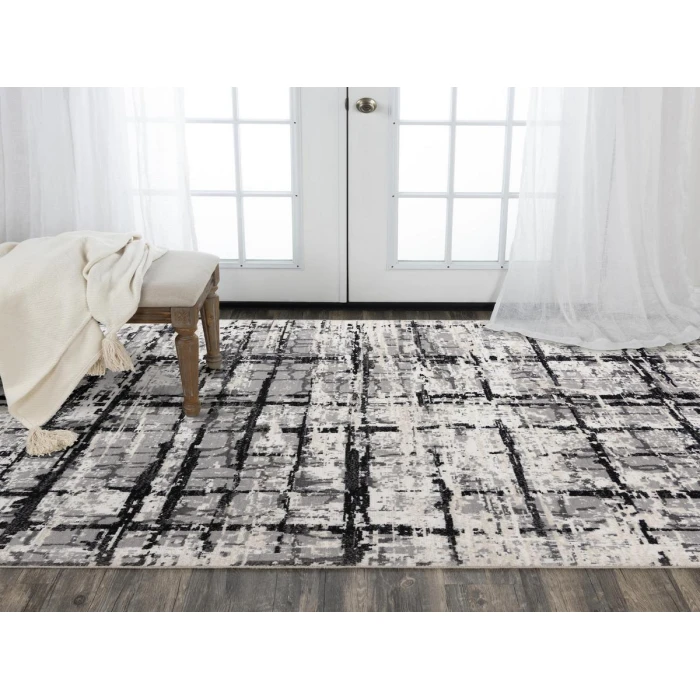 Rizzy Couture CUT117 Black Area Rug