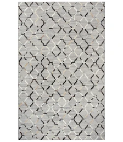 Rizzy Home Wild Thing WDT104 Gray Area Rug 5 ft. X 8 ft. Rectangle