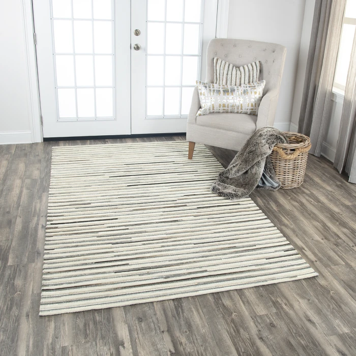 Rizzy Wild Thing Area Rug WDT106 5' x 8' Gray