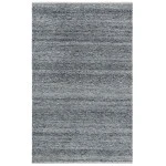 Rizzy Home Ewe Complete me EWE104 Gray / Black Area Rug 8 ft. X 10 ft. Rectangle