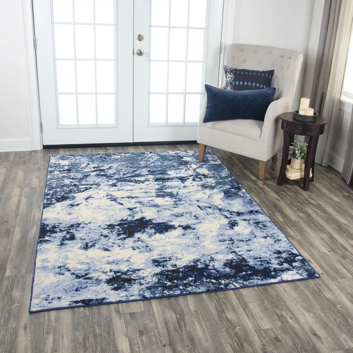 Rizzy Everything Old Is New Again Area Rug ENA103 5'3" x 7'7" Blue