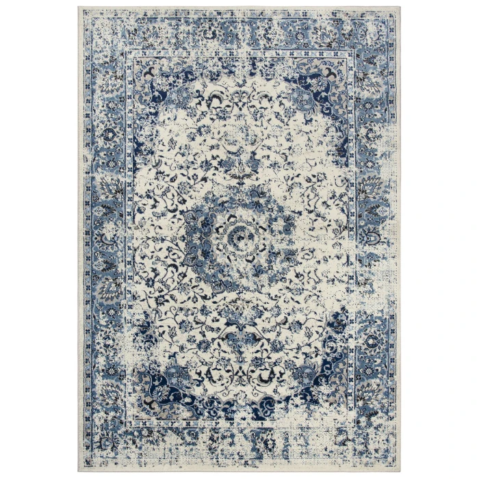 Rizzy Everything Old Is New Again Area Rug ENA106 5'3" x 7'7" Blue