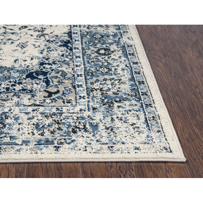 Rizzy Everything Old Is New Again Area Rug ENA106 5'3" x 7'7" Blue