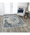 Rizzy Everything Old Is New Again Area Rug ENA106 5'3" x 7'7" Blue