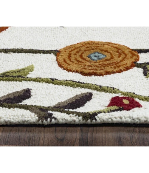 Rizzy Dimensions Area Rug DI1466 10' Round ivory