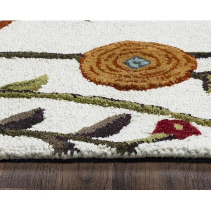 Rizzy Dimensions Area Rug DI1466 3' x 5' ivory
