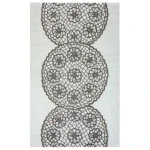 Rizzy Home Dimensions DI2456 White / Gray Area Rug 10 ft. Round