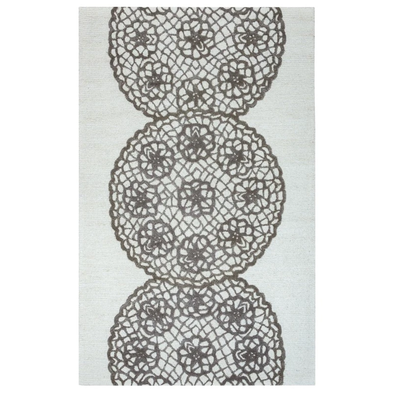 Rizzy Dimensions Area Rug DI2456 10' Round grey