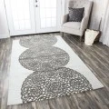 Rizzy Dimensions Area Rug DI2456 10' Round grey