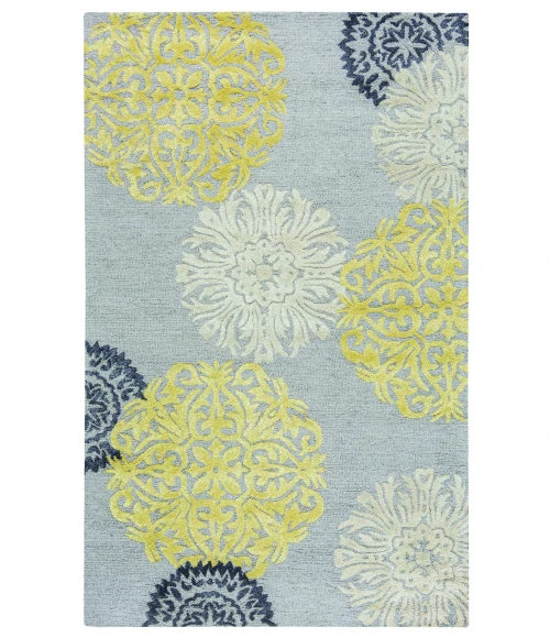 Rizzy Eden Harbor Area Rug EH8639 5' x 8' yellow