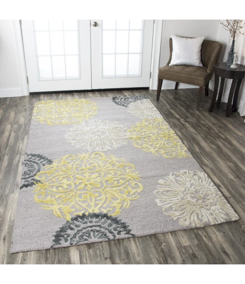 Rizzy Eden Harbor Area Rug EH8639 5' x 8' yellow