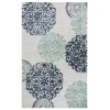 Rizzy Home Eden Harbor EH8640 Light Blue Area Rug 5 ft. X 8 ft. Rectangle