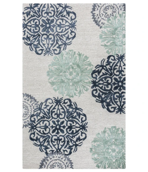 Rizzy Eden Harbor Area Rug EH8640 5' x 8' Navy