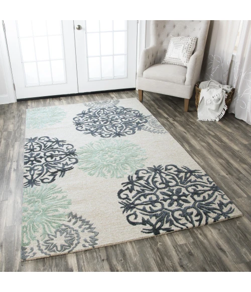 Rizzy Eden Harbor Area Rug EH8640 5' x 8' Navy