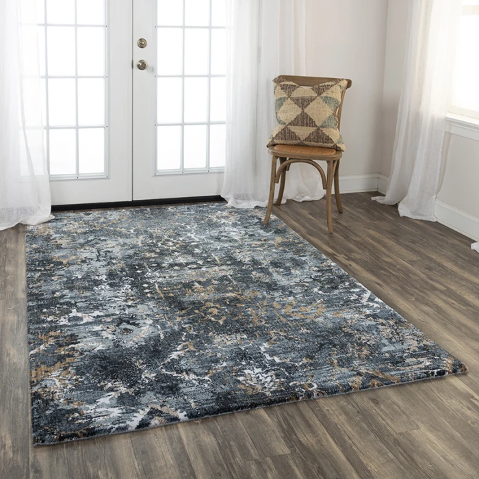 Rizzy Elite Area Rug ELT860 2'6" x 8' Charcoal
