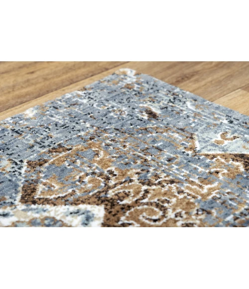 Rizzy Elite Area Rug ELT911 2'6" x 8' Gray