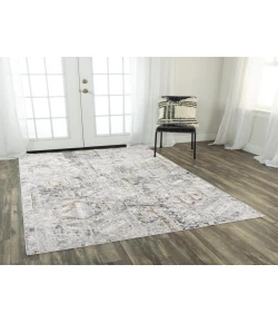Rizzy Home Emerge EMG924 Stone / Beige Area Rug 5 ft. 3 in. X 7 ft. 6 in. Rectangle