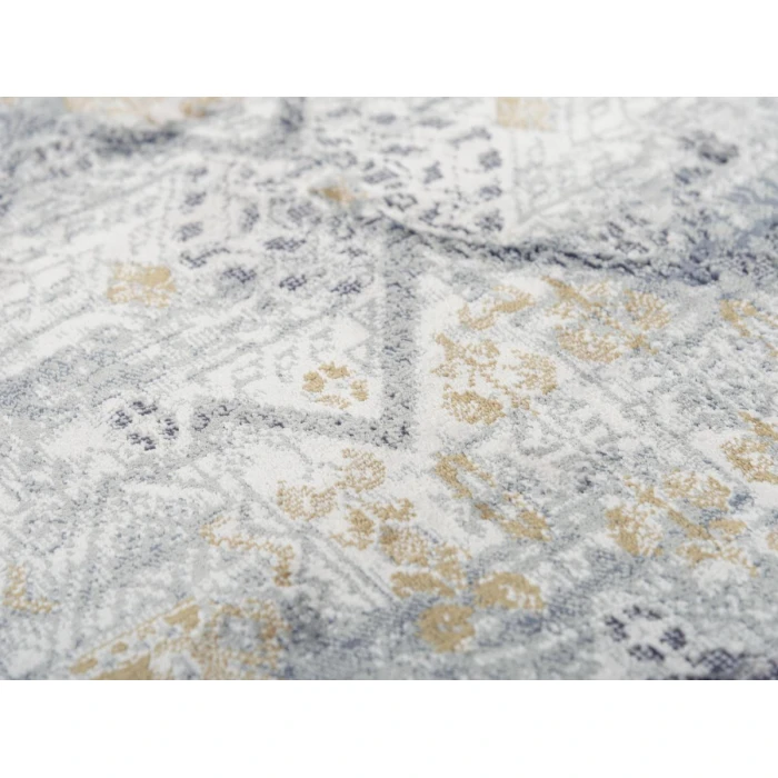Rizzy Emerge Area Rug EMG925 5'3" x 7'6" Gold/Charcoal