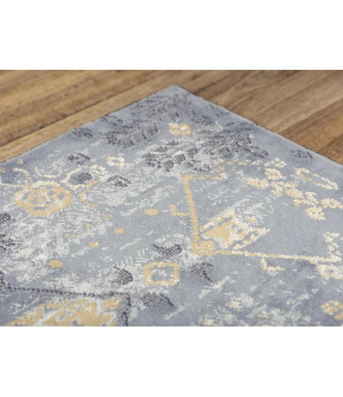 Rizzy Emerge Area Rug EMG925 5'3" x 7'6" Gold/Charcoal