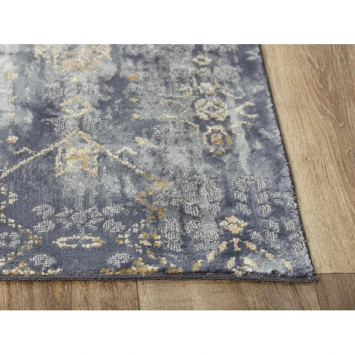 Rizzy Emerge Area Rug EMG925 5'3" x 7'6" Gold/Charcoal