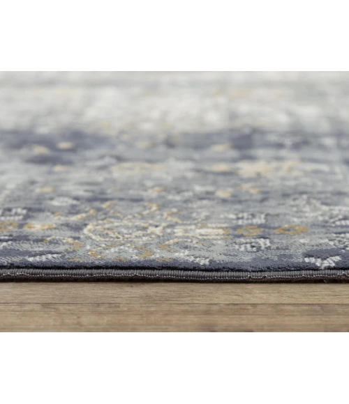 Rizzy Emerge Area Rug EMG925 5'3" x 7'6" Gold/Charcoal