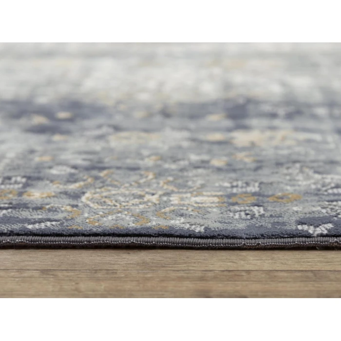 Rizzy Emerge Area Rug EMG925 5'3" x 7'6" Gold/Charcoal