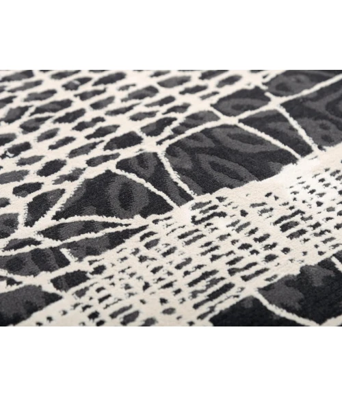 Rizzy Emerge Area Rug EMG926 5'3" x 7'6" Beige/Black