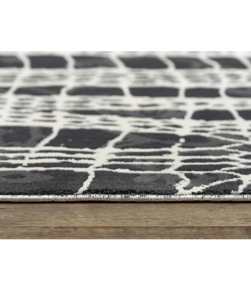 Rizzy Emerge Area Rug EMG926 5'3" x 7'6" Beige/Black
