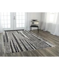 Rizzy Emerge Area Rug EMG926 5'3" x 7'6" Beige/Black