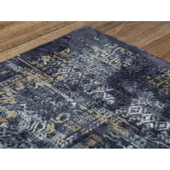 Rizzy Emerge Area Rug EMG928 8'6" x 11'10" Gray/Black