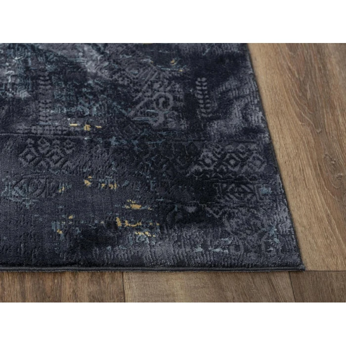Rizzy Emerge Area Rug EMG928 8'6" x 11'10" Gray/Black