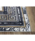 Rizzy Emerge Area Rug EMG923 7'10" x 9'10" Black/Beige