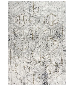 Rizzy Home Emerge EMG924 Stone / Beige Area Rug 5 ft. 3 in. X 7 ft. 6 in. Rectangle