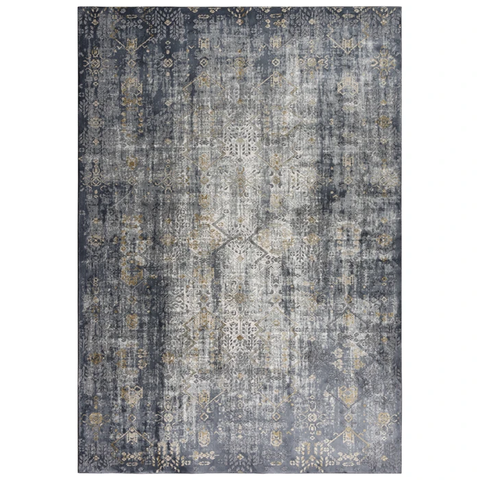 Rizzy Emerge Area Rug EMG925 5'3" x 7'6" Gold/Charcoal