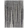 Rizzy Home Emerge EMG926 Beige / Black Area Rug 5 ft. 3 in. X 7 ft. 6 in. Rectangle