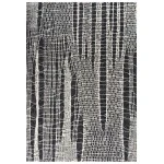 Rizzy Home Emerge EMG926 Beige / Black Area Rug 5 ft. 3 in. X 7 ft. 6 in. Rectangle