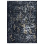 Rizzy Home Emerge EMG928 Gray / Black Area Rug 5 ft. 3 in. X 7 ft. 6 in. Rectangle