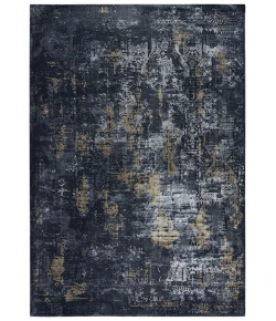 Rizzy Home Emerge EMG928 Gray / Black Area Rug 5 ft. 3 in. X 7 ft. 6 in. Rectangle