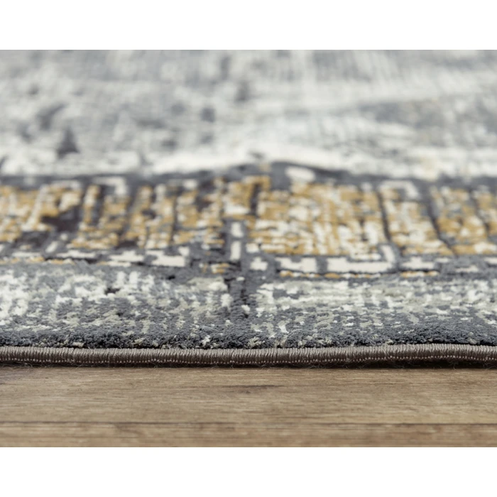 Rizzy Emerge Area Rug EMG930 8'6" x 11'10" Beige/Charcoal