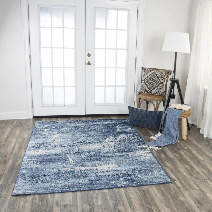 Rizzy Encore Area Rug EN7262 5'2" x 7'3" Blue