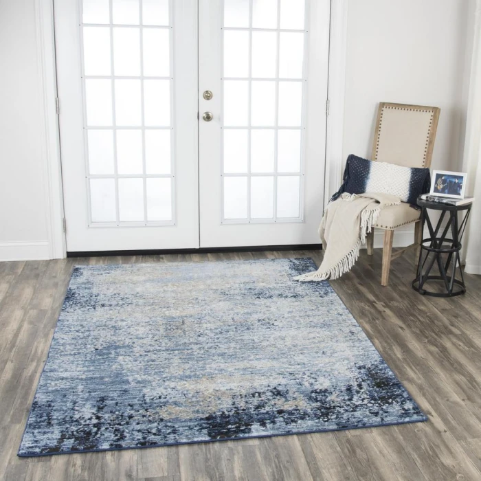 Rizzy Encore Area Rug EN7271 5'2" x 7'3" Blue