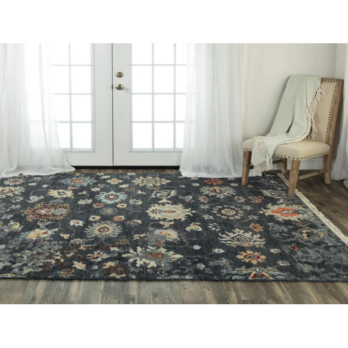 Rizzy Envision Area Rug ENV962 6' x 9' Charcoal