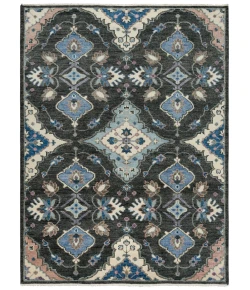 Rizzy Home Envision ENV964 Black Area Rug 2 ft. X 3 ft. Rectangle