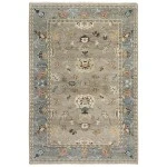 Rizzy Home Envision ENV963 Tan / Gray Area Rug 9 ft. X 12 ft. Rectangle