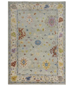 Rizzy Home Envision ENV995 Gray / Beige Area Rug 6 ft. X 9 ft. Rectangle