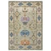 Rizzy Home Envision ENV999 Gray / Ivory Area Rug 6 ft. X 9 ft. Rectangle