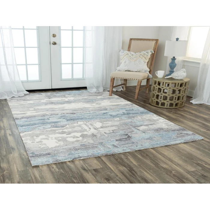Rizzy Essence Area Rug ESS103 7'6" x 9'6" Gray