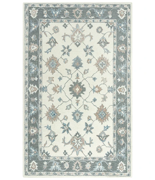 Rizzy Essence Area Rug ESS101 5' x 7'6" Ivory/Gray